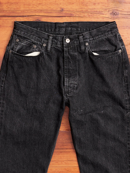 CT-222xs 12oz Stonewashed Double Black Selvedge Denim - Classic Tapered Fit