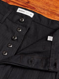 Fatigue Pant in Black Washed HBT
