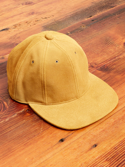 Suede Cap in Camel