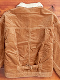 Corduroy Type-1 Boa Jacket in Beige