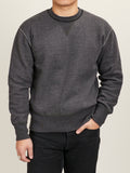 Loopwheel Crewneck Sweatshirt in Charcoal