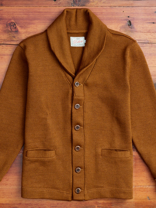 Shawl Sweater Coat in Whiskey