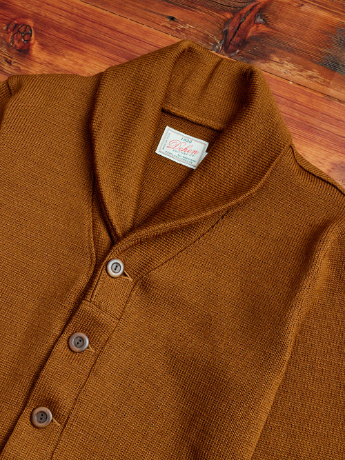 Shawl Sweater Coat in Whiskey