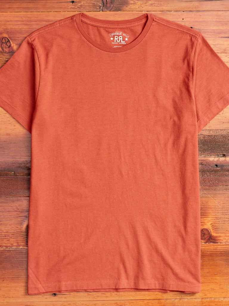 Vintage Knit T-Shirt in Rust