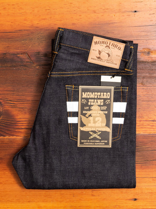 0605-12SP 12oz Selvedge Denim - Natural Tapered Fit