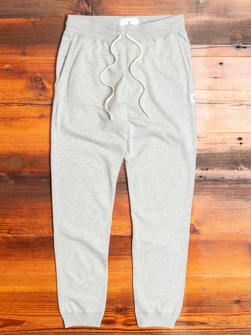 Slim Sweatpant in Heather Grey