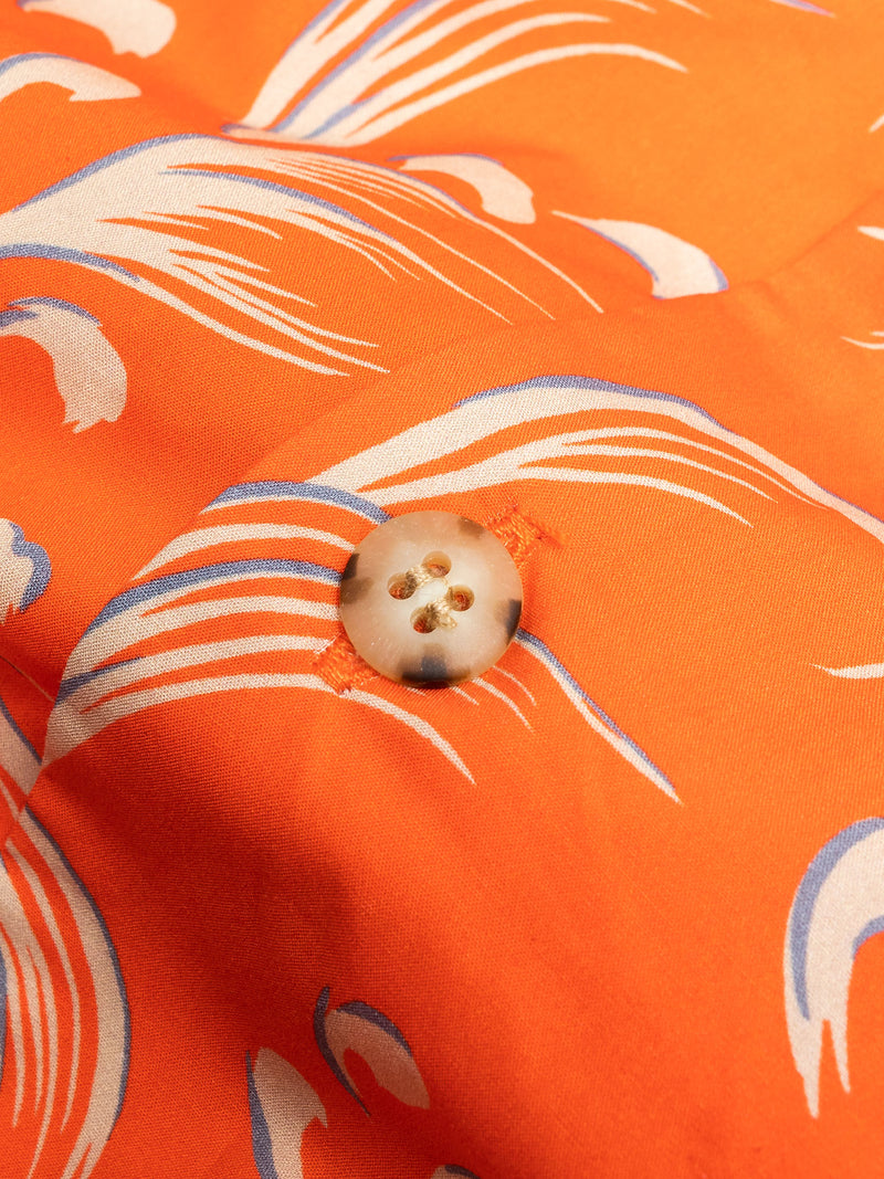 Camp Shirt in Orange