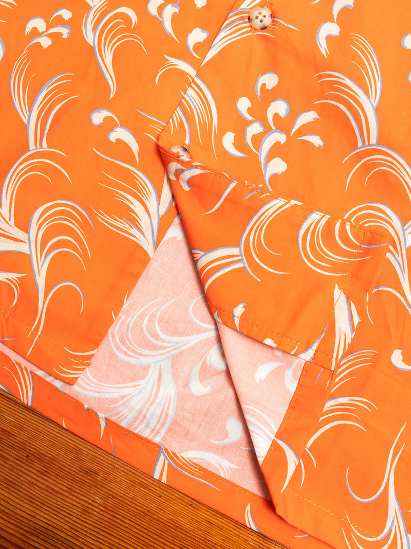 Camp Shirt in Orange