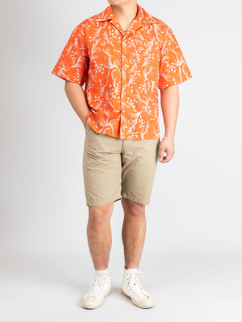 Camp Shirt in Orange