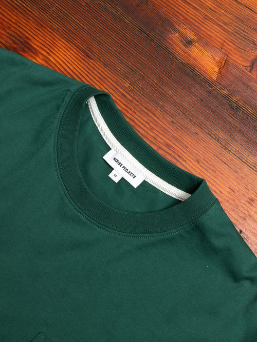 Johannes Pocket T-Shirt in Deep Sea Green