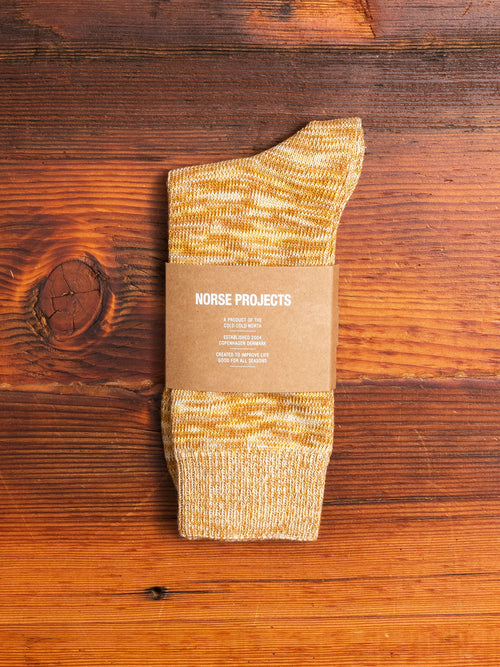 Bjarki Blend Socks in Chrome Yellow