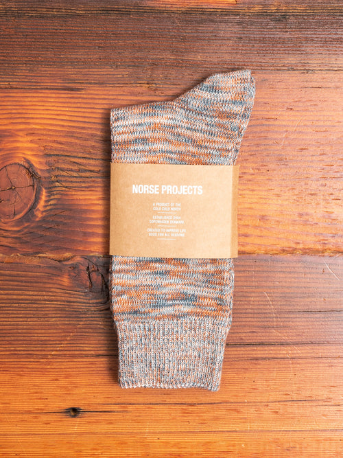 Bjarki Blend Socks in Rescue Orange