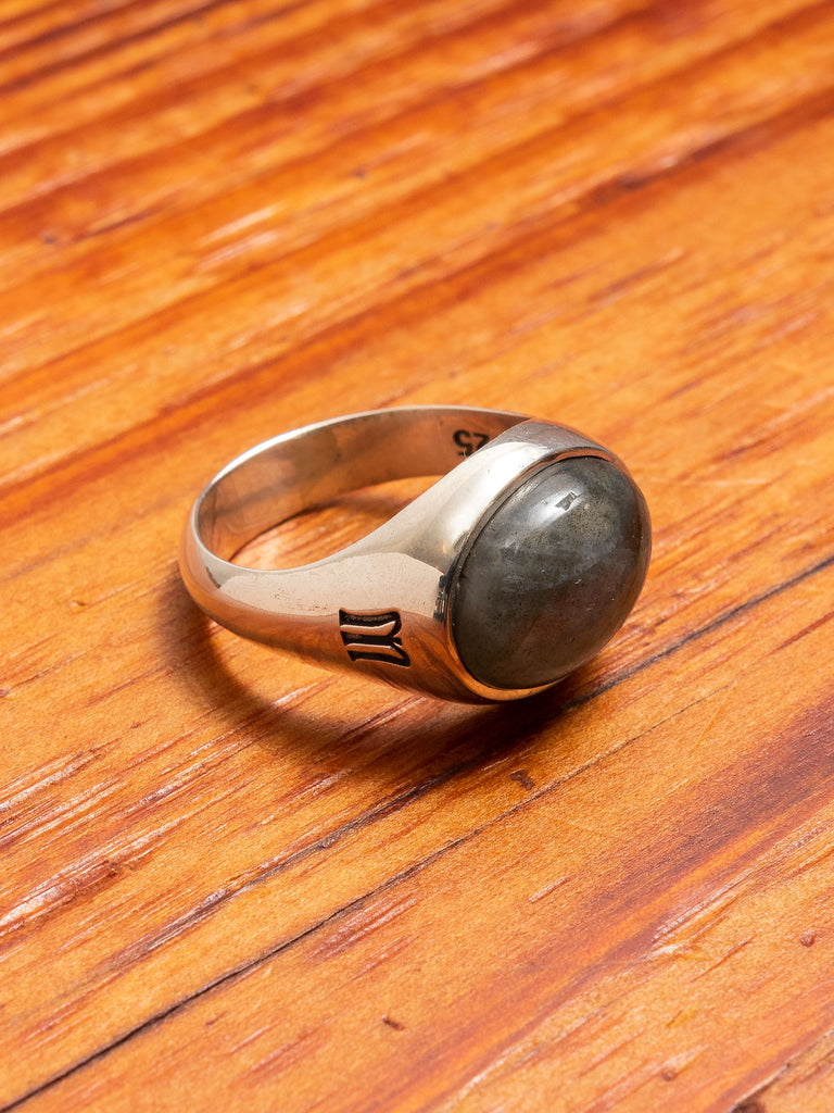 Labradorite Gemstone Ring In Sterling Silver Size US 8 1/2, Statement –  LunarGem