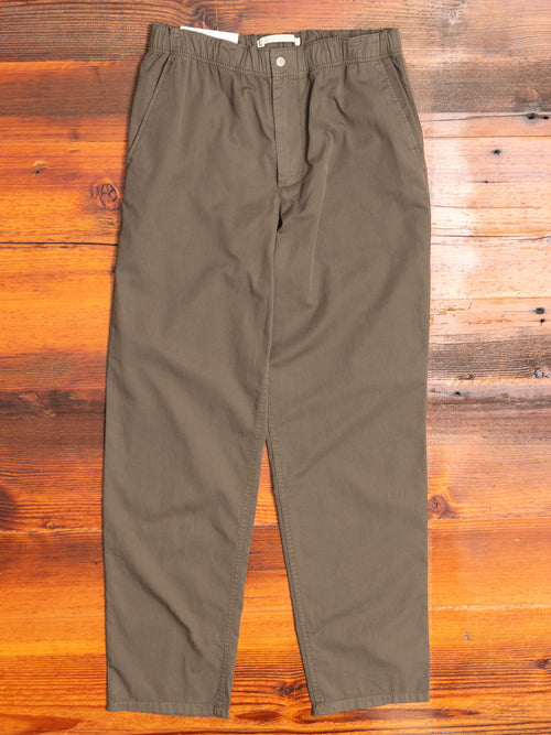 Ezra Light Twill Trousers in Ivy Green