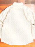 Dobby Stripe Work Shirt in Natural