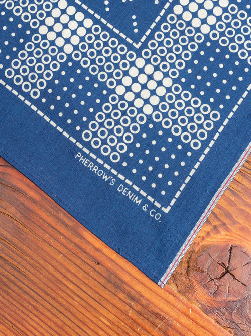 Frontier Selvedge Bandana in Indigo