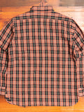 3022 Brushed Flannel Shirt in Salmon