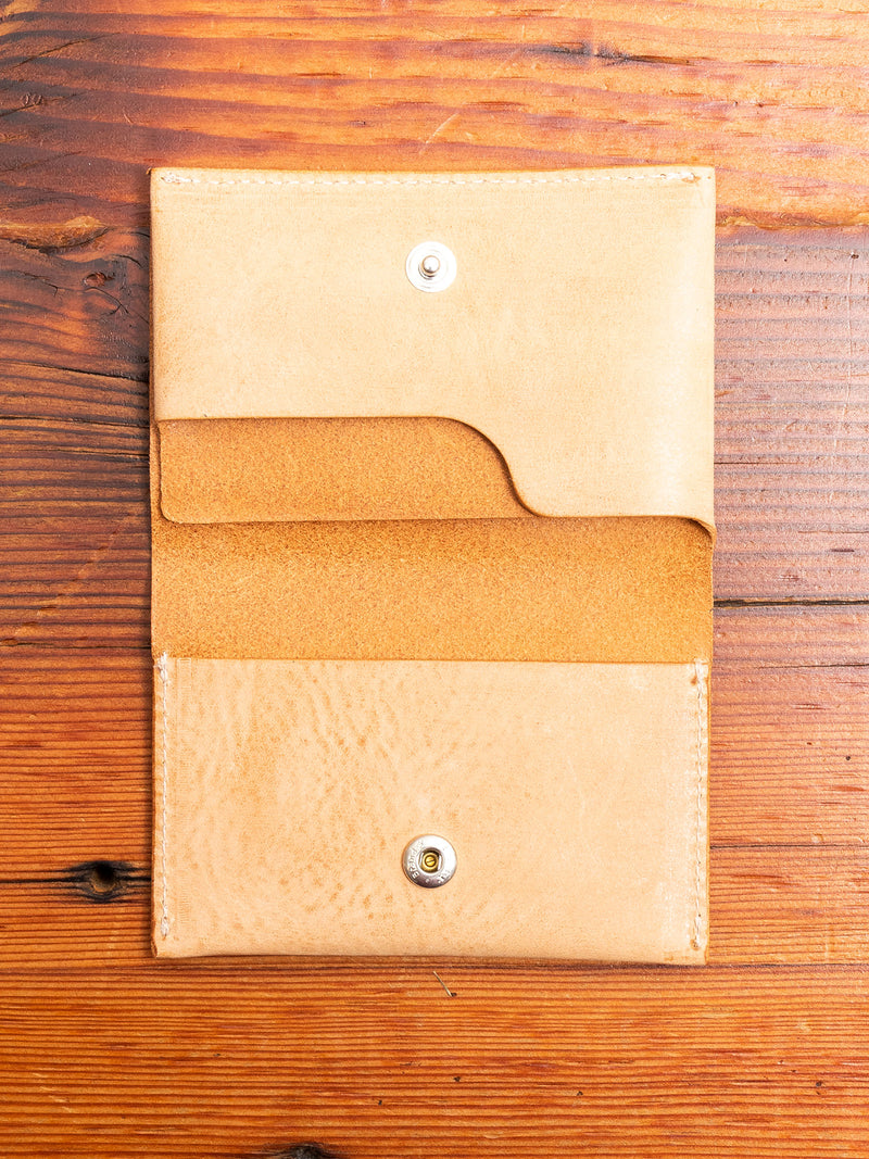 Compact Card Case in Natural