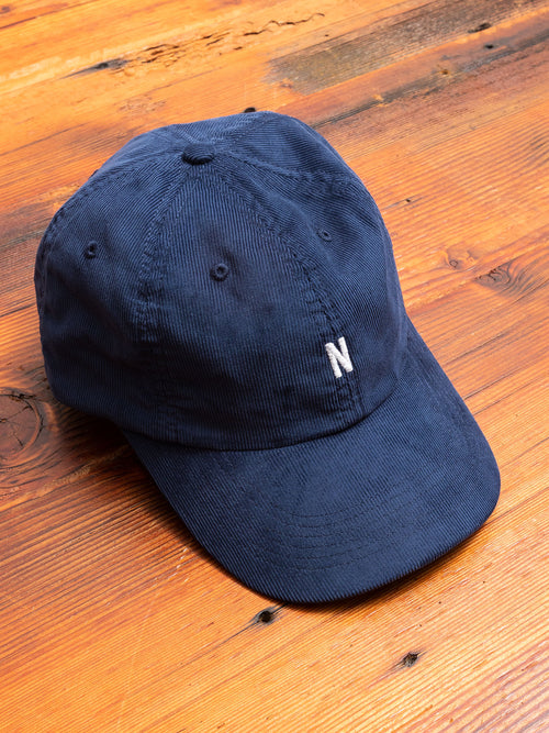 Baby Corduroy Sports Cap in Navy