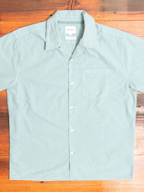 Carsten Camp Shirt in Mineral Blue
