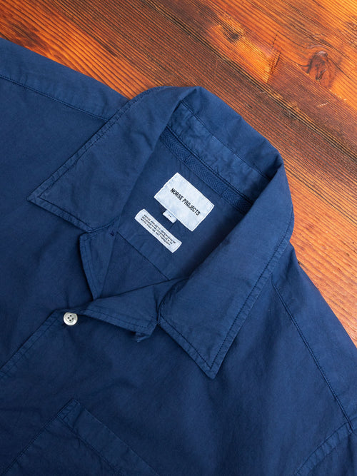 Carsten Camp Shirt in Ultra Marine