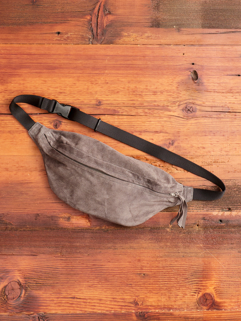 Pig Waist Pouch Bag in Dark Grey – Blue Owl Workshop