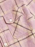 Crosscut Flannel in Mauve