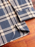 Crosscut Flannel in Slate
