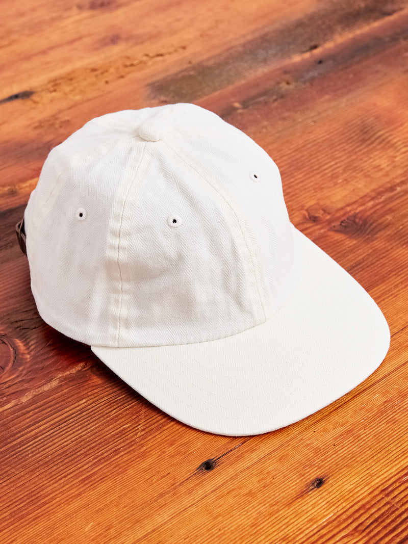 Cap Button Ivory 6-Panel HBT Cap in Ivory – Blue Owl Workshop