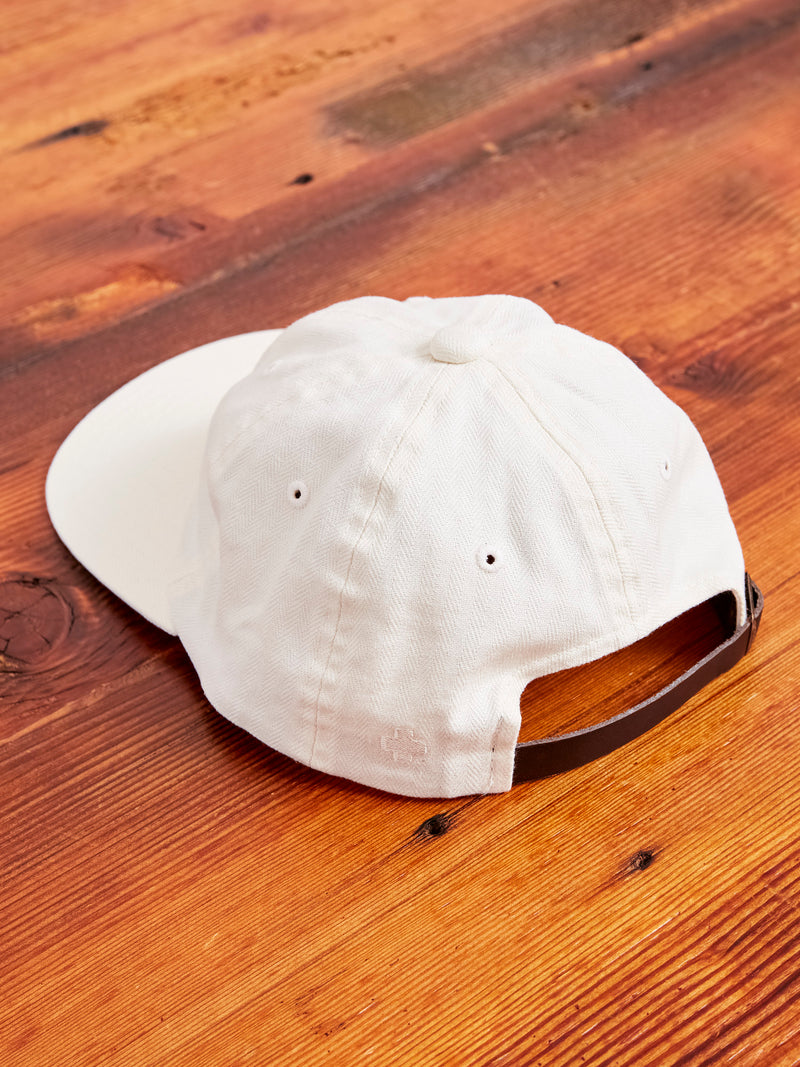 Cap Button Ivory 6-Panel HBT Cap in Ivory – Blue Owl Workshop
