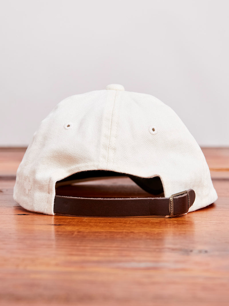 Cap Button Ivory 6-Panel HBT Cap in Ivory – Blue Owl Workshop