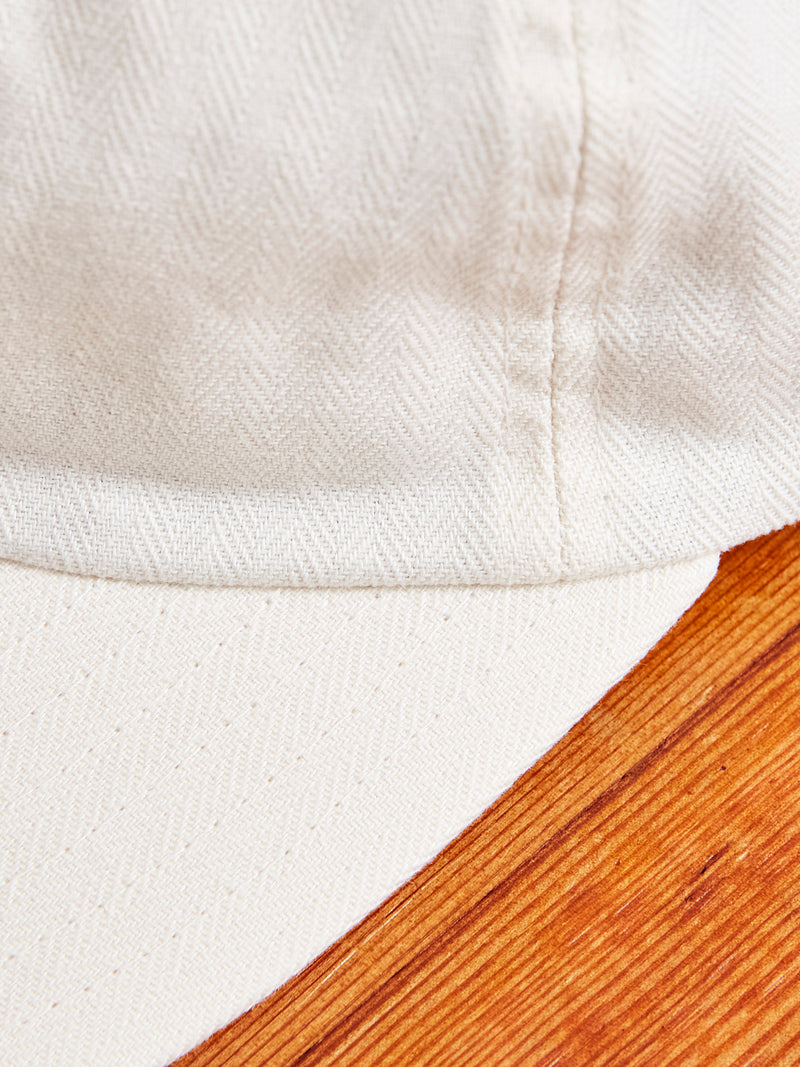 Cap Button Ivory 6-Panel HBT Cap in Ivory – Blue Owl Workshop