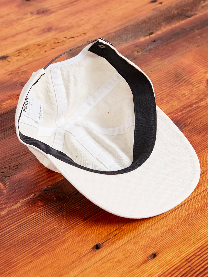 Cap Button Ivory 6-Panel HBT Cap in Ivory – Blue Owl Workshop