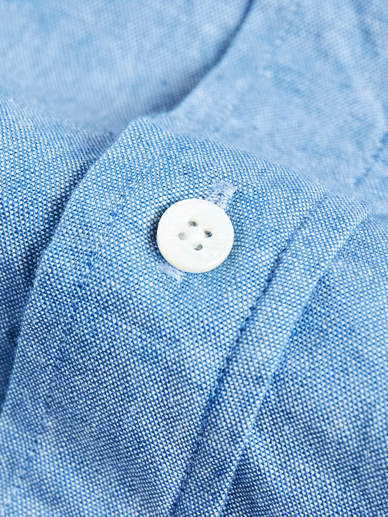 Chambray Striped Button Down-Light