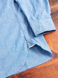 Chambray Button-Down Shirt in Blue