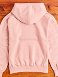 Japan-Made Fleece Hoodie in Pink