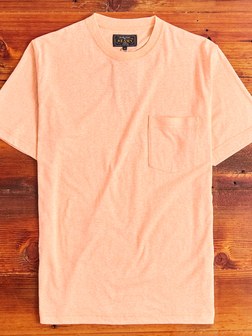 Pocket T-Shirt in Orange
