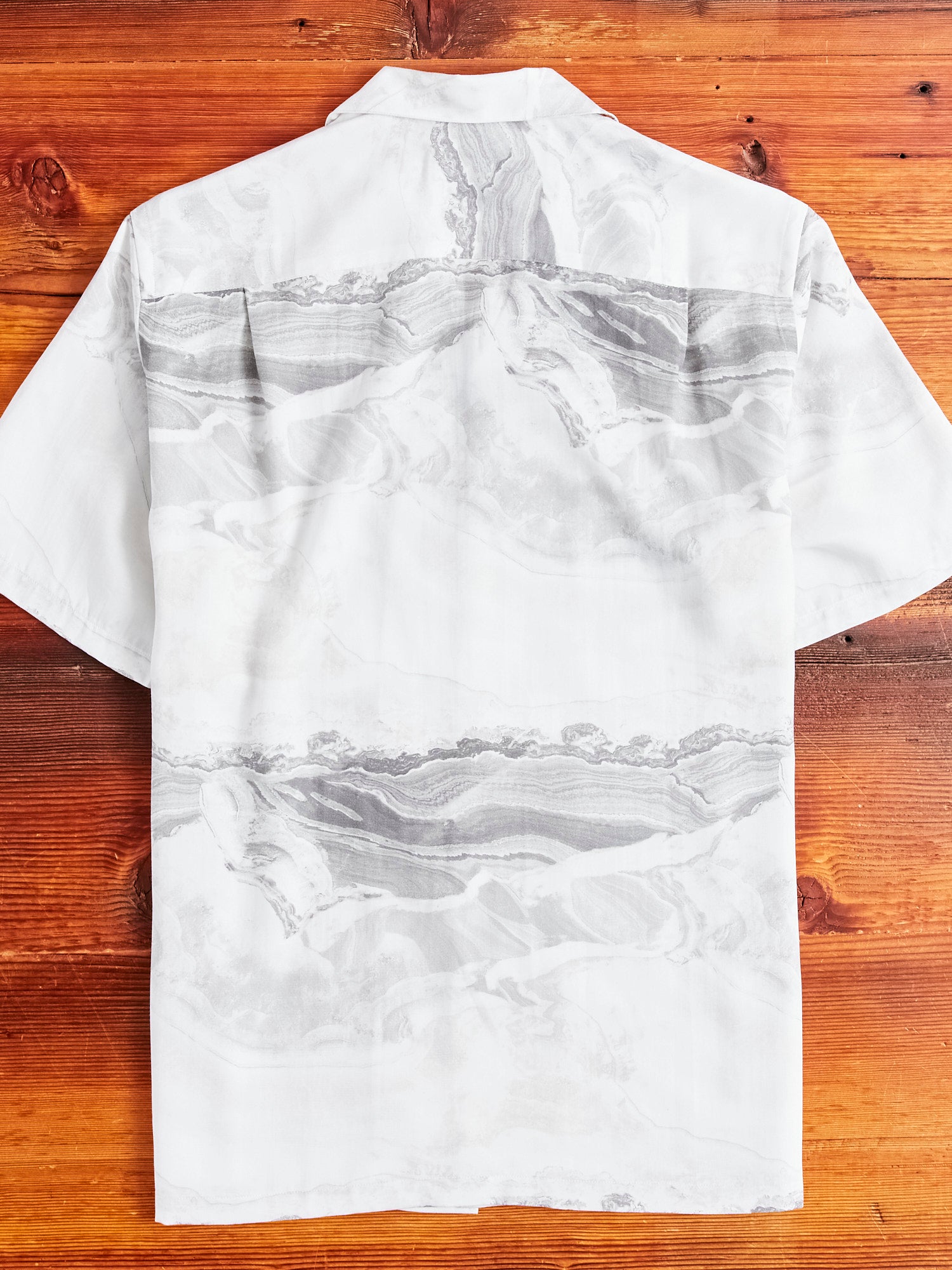 Marble Button-Up Shirt in White – Blue Owl Workshop