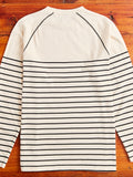 Basic Stripe T-Shirt in Ecru/Black