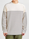 Basic Stripe T-Shirt in Ecru/Black