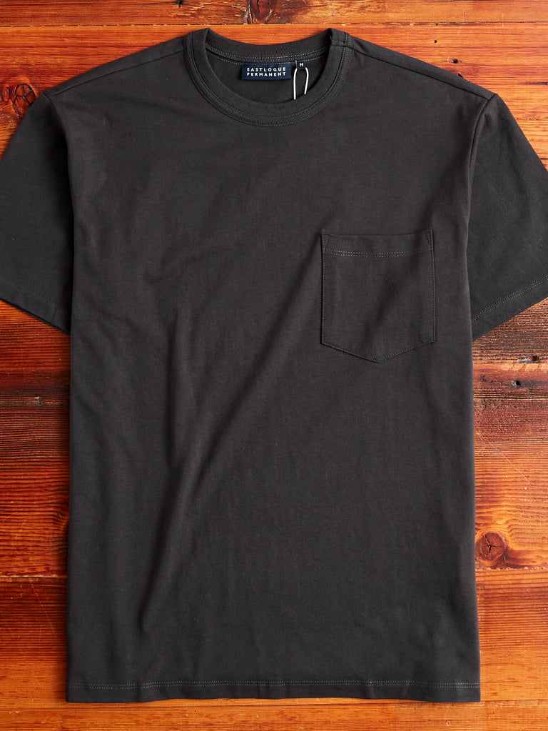 Pocket T-Shirt in Charcoal