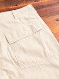 Fatigue Pants in Natural Flat Twill
