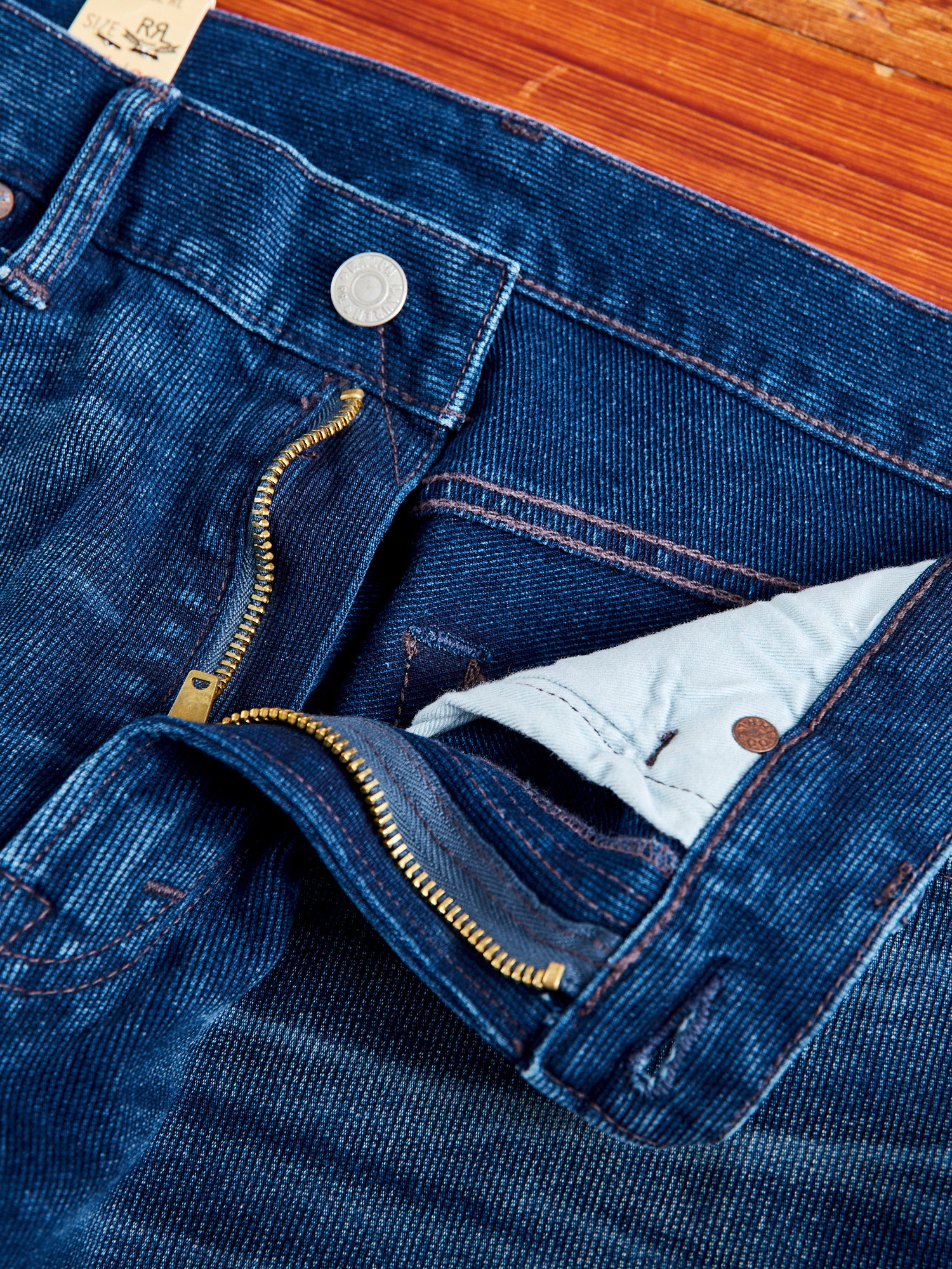 Indigo Bedford Cord Pants - High Slim Fit – Blue Owl Workshop