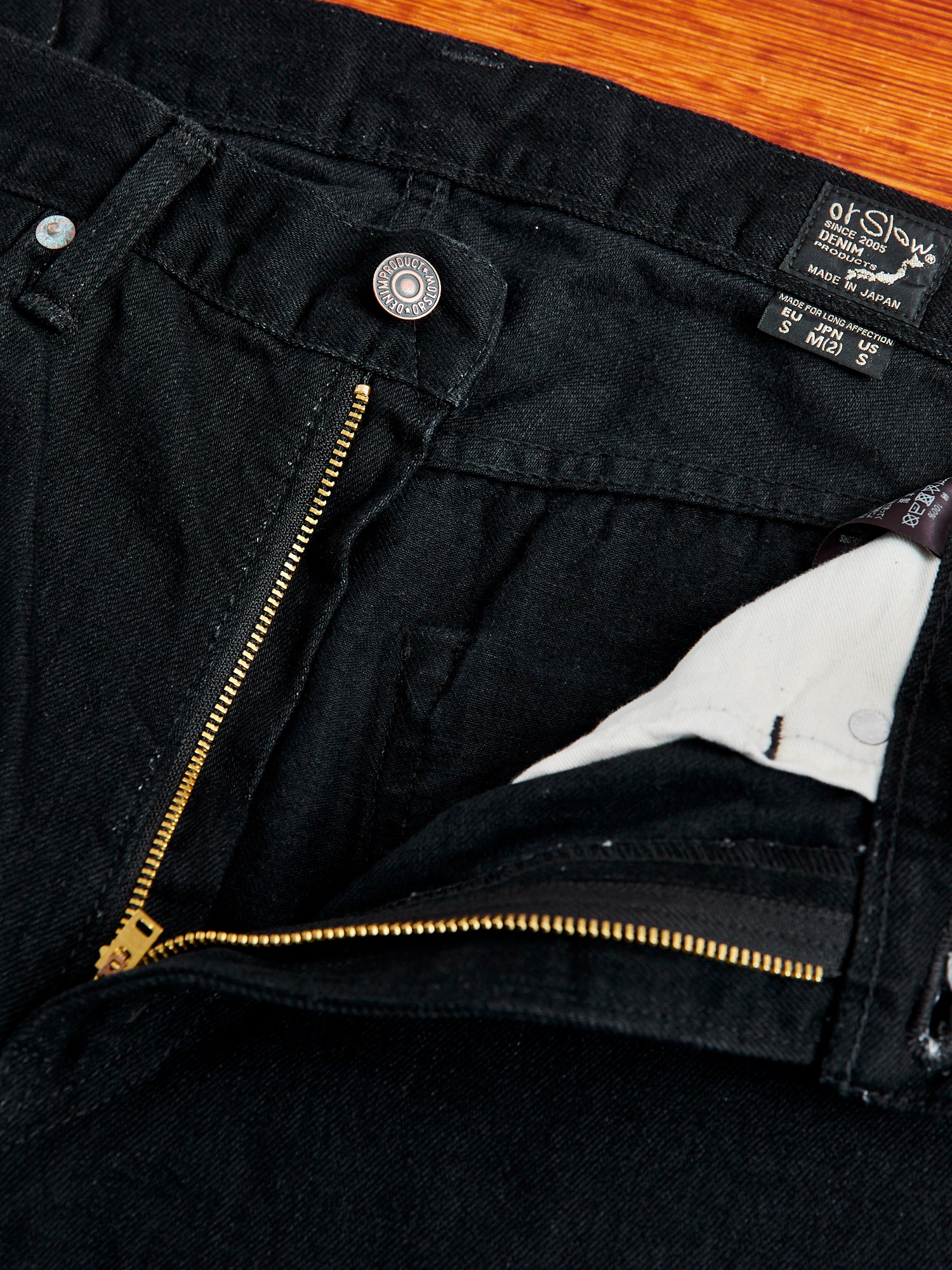 107 13.5oz Double Black Selvedge Denim - Ivy Fit – Blue Owl Workshop