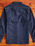 "Samurai Cotton" 10oz Denim Work Shirt in Indigo