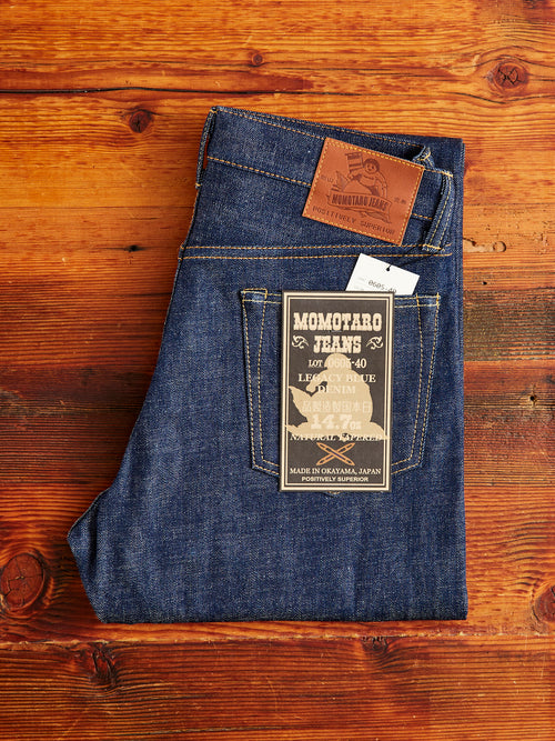 0605-40 "Legacy Blue" 14.7oz Selvedge Denim - Natural Tapered Fit
