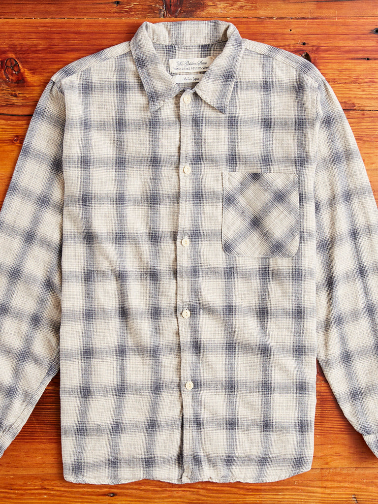 Ombre Nel Checked Flannel Shirt in Off White – Blue Owl Workshop