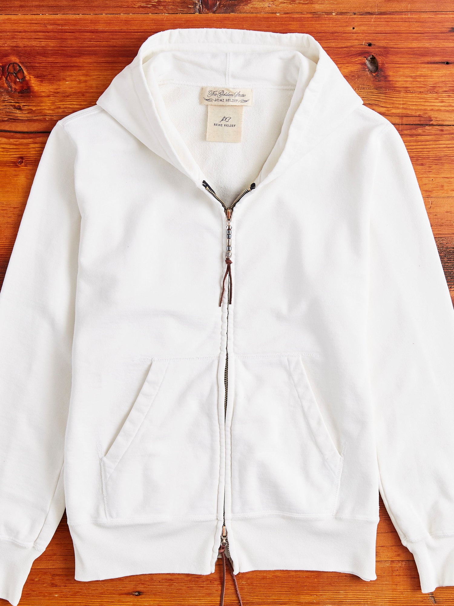 Special Finish Zip Hoodie in Off-White – Blue Owl Workshop
