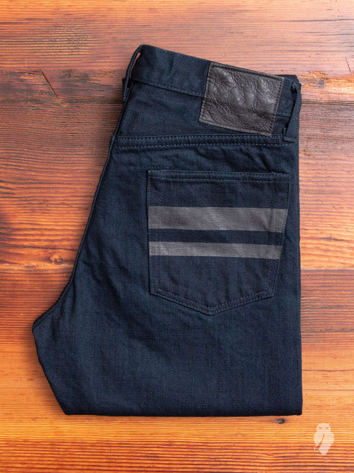 BOM012-B "Momotaro x Blue Owl" 15.7oz Selvedge Denim - Natural Tapered Fit