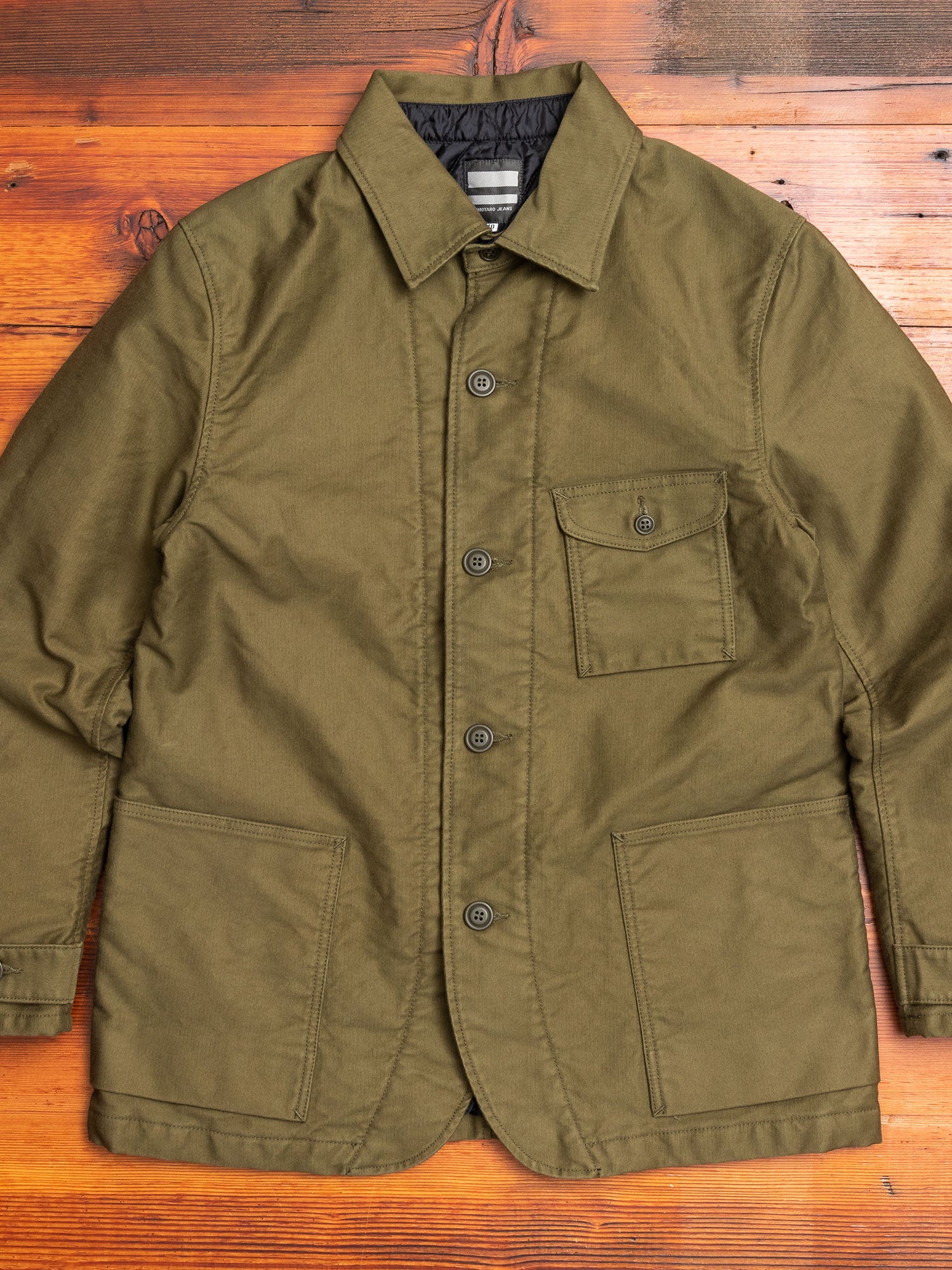 03-121 Military Coderane Coverall Jacket in Olive Drab – Blue Owl